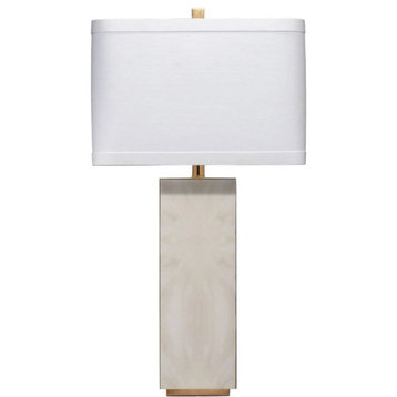 Gray Paper Lacquer Reflection Table Lamp