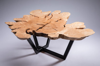Live edge decorative coffee table