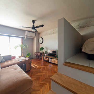既存との調和を意識した100㎡超メゾネットマンションリノベーション