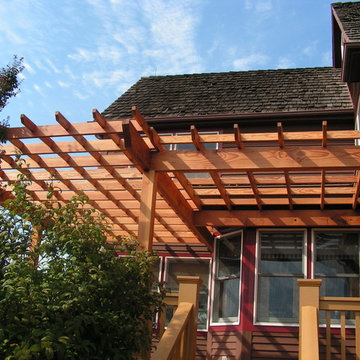 Pergola on Back Deck