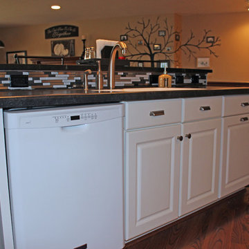 Kitchen Design: Open Concept Style, Mid Continent Cabinetry, Soapstone Counter