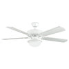 52" Heritage Fusion Ceiling Fan, White