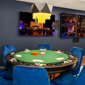 Fabulous Las Vegas-themed Home Bar and Lounge