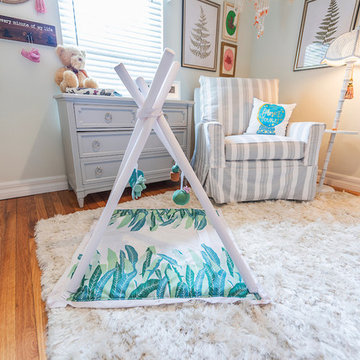 Bohemian chic Baby girl’s nursery