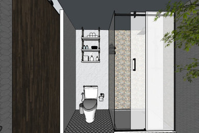 Agencement et aménagement d'une salle de douche 5 m2