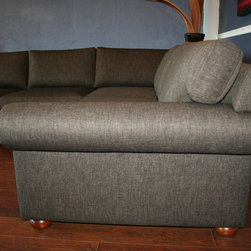 Sectional Sofa Brown - Sofas