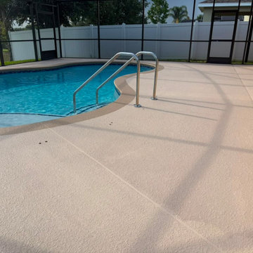 Resurface using our non slip temperature cooling texture finish