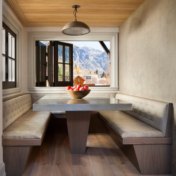 Pewter Tabletop for the Perfect Kitchen Nook