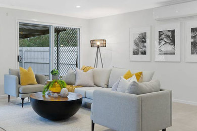 Design ideas for a contemporary living room.