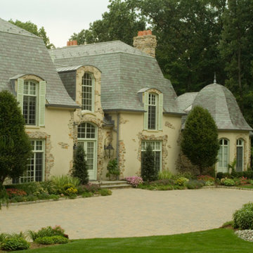 French Country Home: Front Entrance