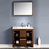 Fresca Trieste Allier 36   Modern Bathroom Vanity, FVN8136WG in Dark Wood