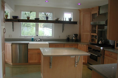 Inspiration for a contemporary kitchen remodel in San Francisco