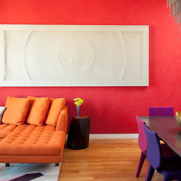 Noe Valley, Cochineal Venetian plaster