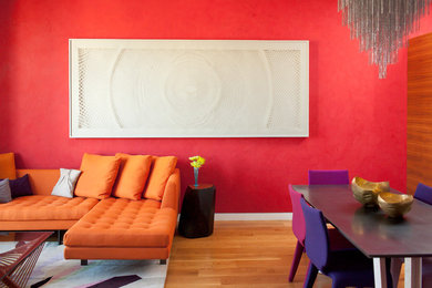 Trendy living room photo in San Francisco