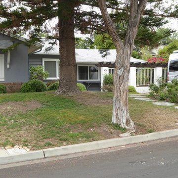 Curb Appeal Boost and Fire Pit Replace Lawns
