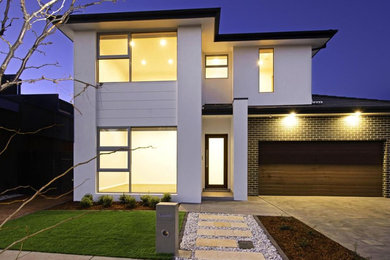 Inspiration for a contemporary exterior in Canberra - Queanbeyan.