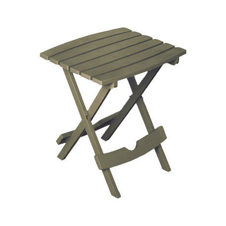 Adams Quik-Fold Side Table, Brown