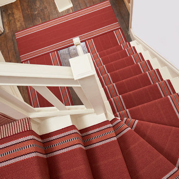 Roger Oates design Westport Rust 70cm Stair Runner
