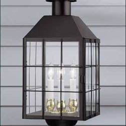 American Heritage Post Mount Lantern - Post Lights