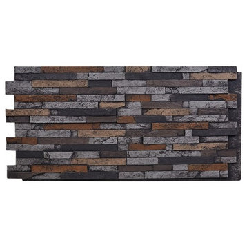 Faux Stone Wall Panel - MESA, Eclipse, 24in X 48in Wall Panel
