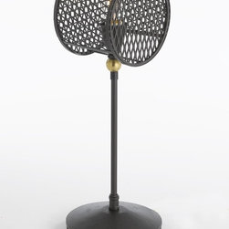 Matrix Drum Table Lamp | Oil Bronze - Table Lamps