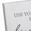 Use Your Voice For Kindness 12x36 Canvas Wall Art