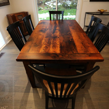 Reclaimed Wood Harvest Tables