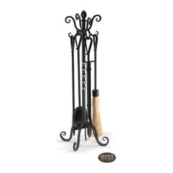 Victorian Tools in Black - Fireplace Accessories