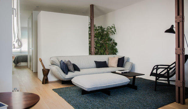 Moderno Sala de estar by Quiet Studios