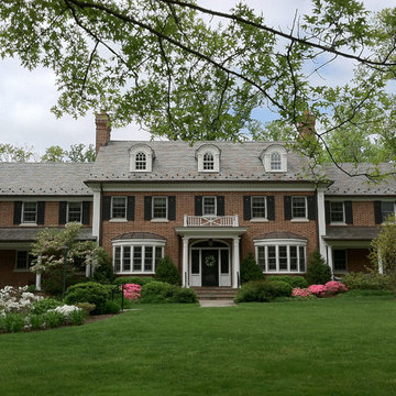 Traditional Red-Brick Colonial
