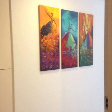 Contemporary Dancer Oil Painting I ArtisanMalaysia.com