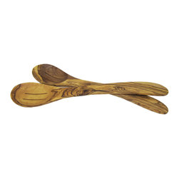 Le Souk Olivique - Olivique Slotted Spoons, Set of 2 - Cooking Utensil Sets