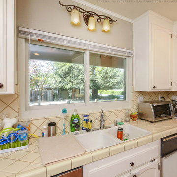 Pretty Kitchen with New Sliding Window - Renewal by Andersen San Francisco Bay A