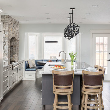 Cooking in Style; Exquisite Modern French Kitchen and Main Floor Renovation
