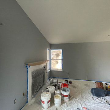 Condo Facelift, paint, smooth ceiling, can lights