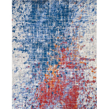 Nourison Twilight Red and Blue Area Rug, 12'x15'