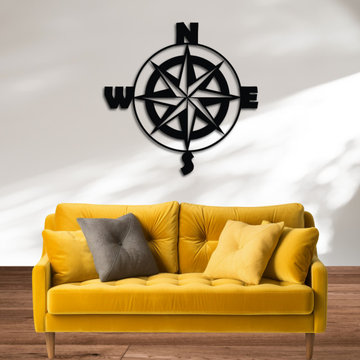 Compass wall art