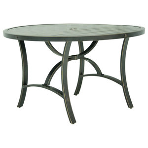 Gdf Studio Stannis Outdoor Expandable Aluminum Dining Table Traditional Outdoor Dining Tables By Gdfstudio
