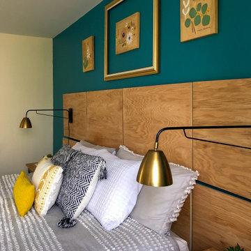 Teal Sunny Temptation Master Bedroom