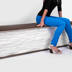Textured Benches - For Seating and Storage - Accent And Storage Benches