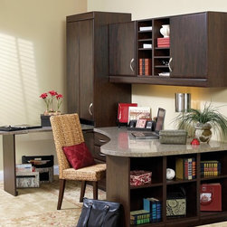 Custom Home Office - Desks And Hutches