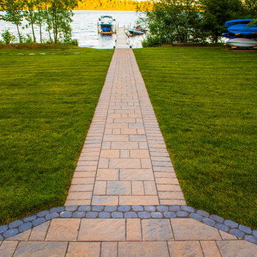 Maple Creek Lake Home- paver walkway