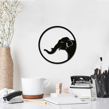 Wild Elephant Wall Art
