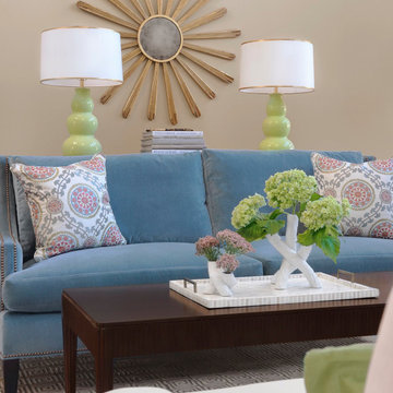 Starburst Mirror Living Room