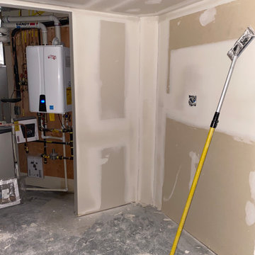 Basement Drywall Progress!