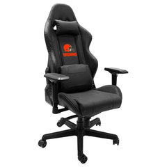 DreamSeat Xpression Gaming Chair with Miami Dolphins Helmet Logo in Black