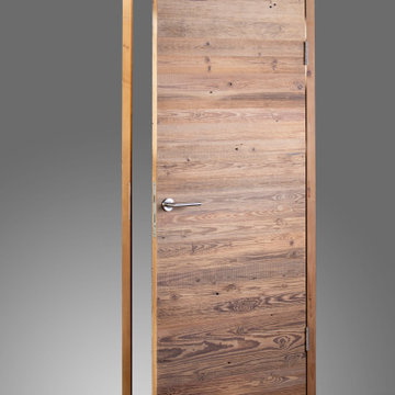 Reclaimed wood doors