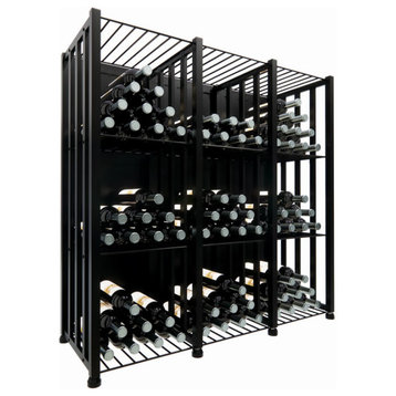 Case and Crate Bin 3 metal wine storage kit, 144 Bottles