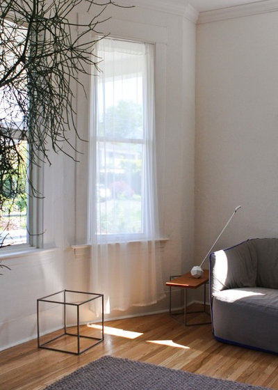 Transitional Living Room by Caela McKeever