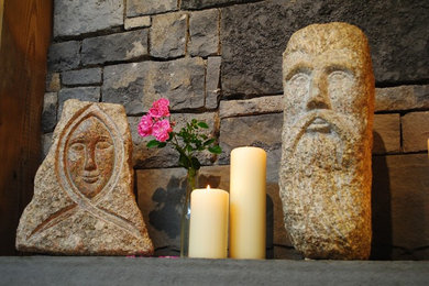 Celtic God & Goddess (Connemara Granite Sculptures)